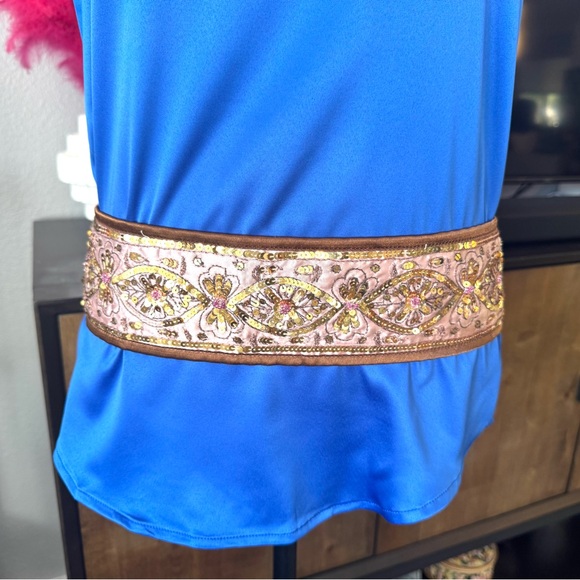 Artisan Accessories - Embroidered and Sequined Embellished Belt
